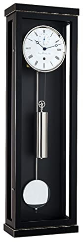 Hermle Pendelwanduhr Regulator Monatsläufer Schwarz 88cm- 70996-740761