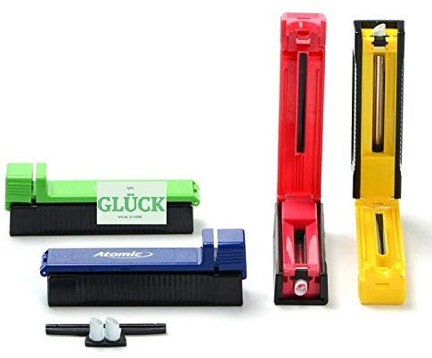 SET 4 Stück manuelle Zigarettenstopf Maschinen Zigaretten Hülsen Stopfer Maschine + gratis Glück Aufkleber (Set #1)