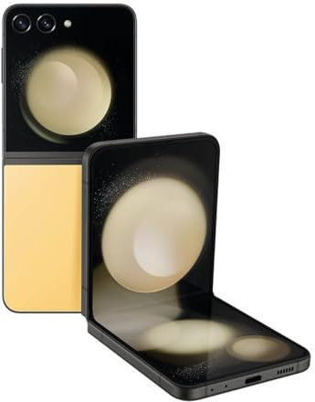 Samsung Galaxy Z Flip5 5G Dual SIM, 512GB Storage + 8GB RAM, 6.7/3.4 Display, Android 13 Unlocked Smartphone (Yellow) (Renewed)