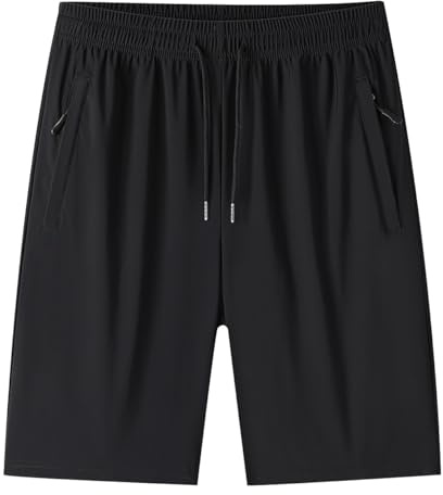 Short de Bain Homme Maillot de Bain Homme Sport Mayo de Bain Swimming Shorts Homme Swim Short de Plage Surf Piscine Maillot Natation Homme Maillots de Bain pour Homme Grande Taille Noir 8XL