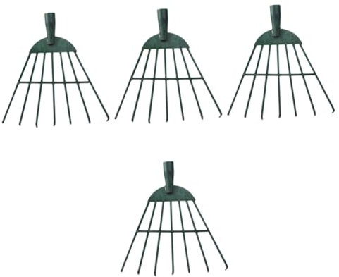 Sosoport 2 Rastrelli Da Giardino A 7 Denti Per Artificiale Rastrello Per Resistente Senza Manico Per Piantare Scavare Trapiantare Diserbare E Coltivare