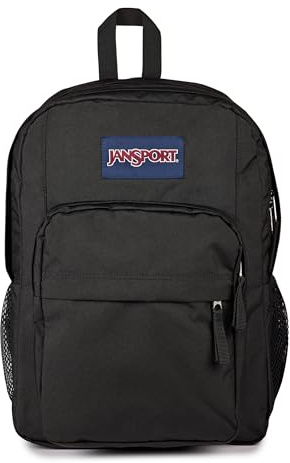JANSPORT Big Day Pack Großer Rucksack, 15 Inch Laptop Laptopfach, 43.5 x 19 x 32.5 cm, Schwarz, Schwarz