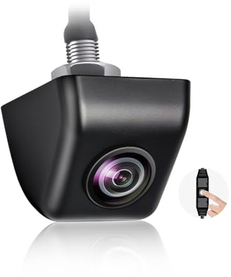 PARKVISION Caméra de recul pour voiture - Boîtier en métal robuste - 1080P HD - Caméra de recul grand angle 180° - Style OEM - Pour tous les types de véhicules avec 6 systèmes commutables