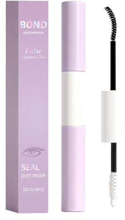 Pegamento para Pestañas Pelo a Pelo,Adhesivo para Extensiones de Pestañas Resistente al Agua,Pegamento de Postizas - para Amigas, Esposa, Hermana, Hija, Viajes, Trabajo, Citas, Exteriores