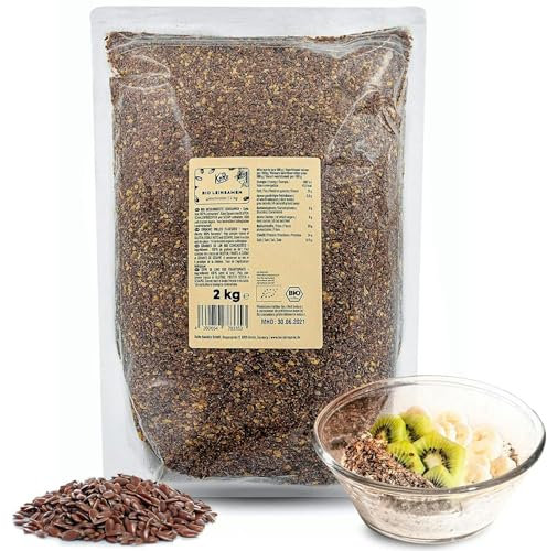 KoRo - Graines de lin bio moulues 2 kg
