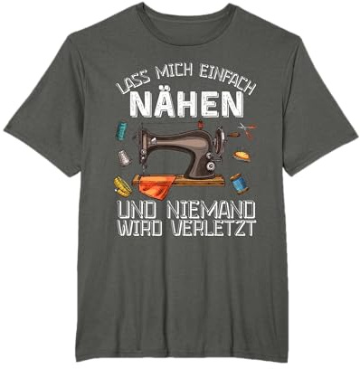 Lustige Nähutensilien Näherin Schneiderin Lustige Näh Spruch T-Shirt