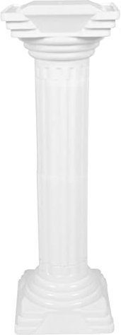 YARNOW Roman Column and Pillar Wedding Column Statue Decorative Column Plant Stand for Wedding Party Decoration 86X26.8cm, White