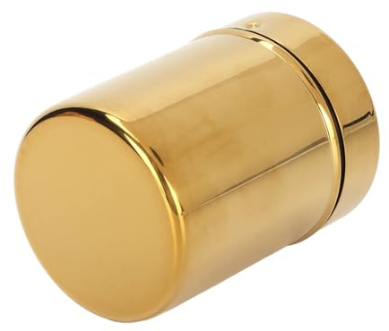 Aqur2020 Stainless Steel Rust Resistance Gold Fine Mesh Powder Sugar Shaker Powder Shaker Powder Sugar Shaker Duster Kitchen Supplies