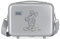 Disney Mickey 101 Anpassbarer Kulturbeutel mit grauem Schultergurt 29 x 21 x 15 cm starres ABS 9,14 l 0,6 kg