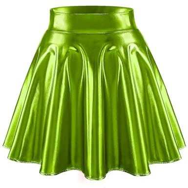 Bridesmay Gonna corta da donna, estiva, in stile skater, anime, rock, S