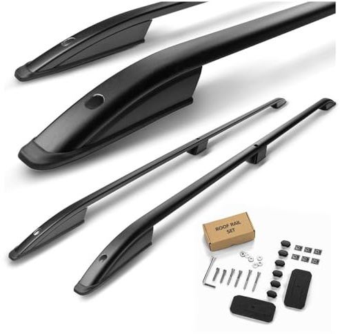 CHROMEMASTER | Barre da Tetto, Rail Tetto Compatibile con Ford Tourneo Custom L1 | SWB CORTO 2012-2023; Sono Utilizzate per il Montaggio di Portapacchi, Box da Tetto o Portabiciclette | Alluminio