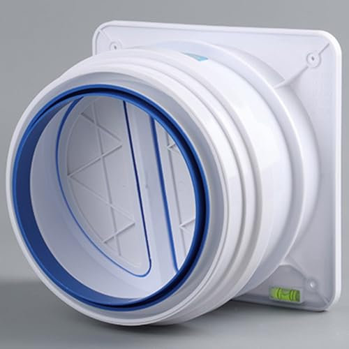 Campanas extractoras de cocina, válvula de retención de salida de aire de tubo de 15-20 cm, pieza de ventilación de cocina, válvula de salida de aire, sistema de salida de aire, 21 x 21 x 16 cm