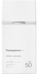 Transparent Lab Mineral Sunscreen - Protezione solare con filtri fisici