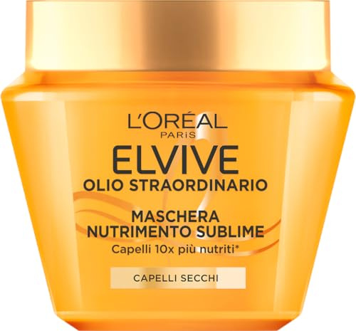 L’Oréal Paris Elvive Olio Straordinario, Maschera Nutrimento Sublime, 300ml