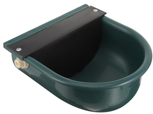 Outanaya Abreuvoir Extérieur Automatique pour Vache et Cheval en Plastique Niveau D'eau Constant et Alimentation Automatique pour Usage Agricole