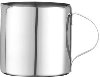 HENDI Pot à lait, capacité de 250ml, crémier, petit pichet pour crème, à café/lait, ⌀70x(H)70mm, acier inoxydable
