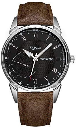 Unendlich U-Reloj de Cuarzo Reloj Negro Ultra Fino para Hombre Minimalista Moda Relojes de Pulsera Reloj de Negocios para Hombres Casual Impermeable con Dial de Números Romanos