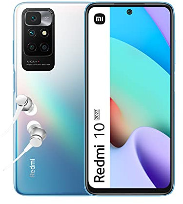 Xiaomi Redmi 10 (2022) - Smartphone 64GB, 4GB RAM, Dual Sim, Sea Blue (Reacondicionado)