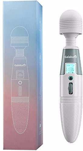 Massagestab Kabelloser Elektrisch, Personal Massager - 8 Leistungs Geschwindigkeiten Und 8 Vibrationsmuster, Wiederaufladbarer Massage Wand Zauberstab Massagegerät Für Frauen Für Sex