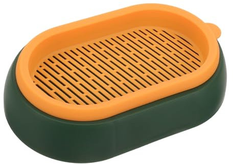 Happyyami Kitten Grass Planter Box Hydroponic Catnip Planting Pot for Indoor Cats Soilless Cat Grass Tray Water Reservoir Lightweight and Easy to Clean Pet Gardening