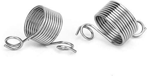 2-teiliges Strick-Fingerhut-Kreis-Set aus Edelstahl, Langlebiges, Kompaktes, Tragbares Bastelwerkzeug Zur Spannungskontrolle