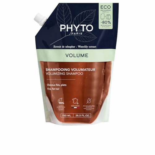 PHYTO VOLUME Shampoo Volumizzante Leggero, Per Capelli Fini e Capelli Sottili, Volume Istantaneo
