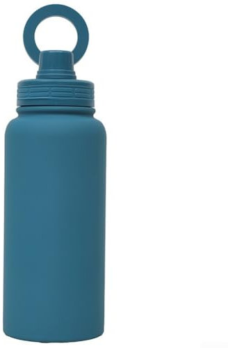 Honseadek Insulated Water Bottle With Magnetic Phone Holder, Water Bottle Compatible With Phone Mount For Gym, Sports, Outdoor Activities(Dark blue)