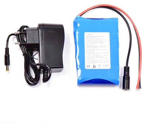 AFTERTECH Batteripaket 12V 7000mAh 7Ah uppladdningsbart litiumbatteri 111x73x19mm 3s2p 12,6V G4E2