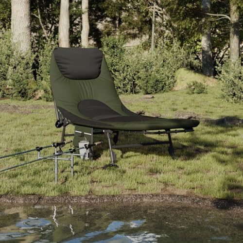 Generico Letto da Pesca Gambe Anti Fango Regolabili Pieghevole Verde,Verde,11.7kg,4006422