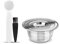 BENFUCHEN Cialda di caffè riutilizzabile in acciaio inox per Bialetti, capsule di caffè Premium Espresso ricaricabili in metallo per Bialetti GIOIA/BREAK