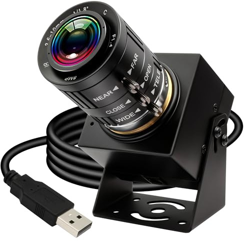 12mp Manual Zoom USB Camera for Computer, 120FPS/1080P High Speed Webcam
