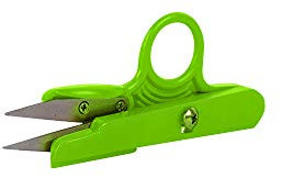 EUROXANTY Forbici corte fili | Precisione e velocità | Forbici da cucito | Artigianato | Forbici da pesca | Forbici Patchwork | 12 cm | VERDE