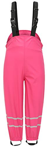 BenBoy Pantalon de Pluie Enfant Imperméable Respirant Salopette Étanche Coupe-Vent Pantalon de Boue pour Garcon Fille