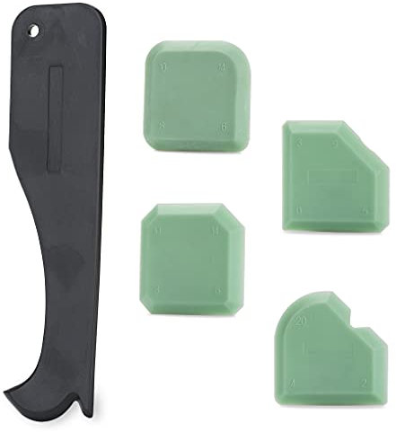 Mivos Fugenglätter Set für Silikon und Acryl - Multifunktional Silikon Abzieher für Fliesenreparatur - Dichtungswerkzeuge von Fugen Spalten - Glätt-Spachtel für Silikonfugen