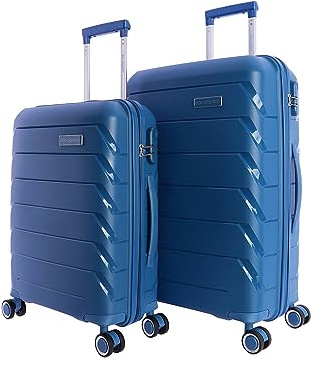 Don Algodon Juego de Maletas - Set Maletas de Viaje de Polipropileno - Juego Maletas de Viaje - Maleta Cabina 55x40x20 y Maleta Mediana 4 Ruedas - Maletas de Viaje Medianas - Maletas de Viaje Cabina