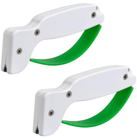 UILYNIU 2 Pezzi Affilacoltelli Affilacoltelli Professionale Affilacoltelli per Forbici Affilacoltelli Manuale Affilacoltelli Tascabili Affila Coltelli da Cucina per Coltelli Dritti Forbici