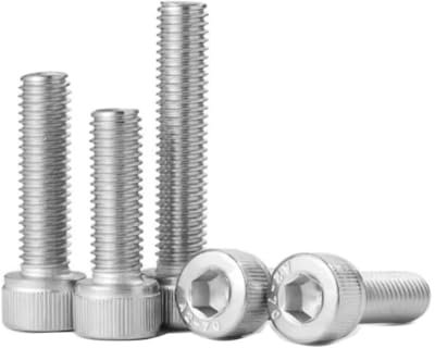 AYYSSM M7 M9 Vite a brugola Bullone a Testa Esagonale Bullone a Testa cilindrica Acciaio Inossidabile(M7x1.0mm 1pc,16mm)