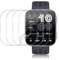 ELYCO Displayschutz Kompatibel mit Amazfit Bip 6 Schutzfolie [Volle Abdeckung][Nicht-Glas], [4 Stück] Blasenfrei Flexibel TPU 3D Displayschutzfolie, Anti-Kratzen HD Wasserdicht Schutz Folie