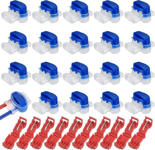 10 Pcs Connecteurs de Câbles pour Robot Tondeuse, Connecteurs de Câble Remplis des Résines, Raccords Remplis de Gel pour Jardin Extérieur Tondeuse Robot Automower, avec 5 Connecteurs Borne