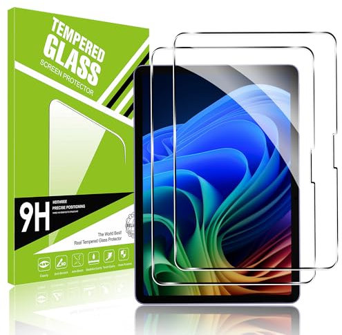 Effcotuo Pack of 2 Screen Protectors for Surface Pro 12 Inch Tempered [9H Hardness] [Scratch-Resistant] Simple Tempered for Surface Pro 12 Inch
