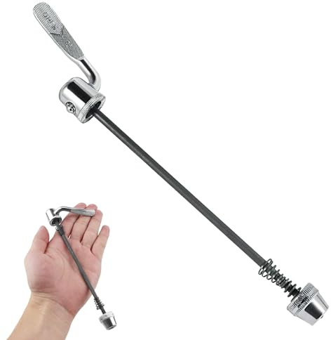 Fysaran Bicicleta de liberación rápida para rueda delantera y trasera, bicicleta de liberación rápida, delantera y trasera, juego de liberación rápida para bicicleta de carretera/bicicleta de montaña