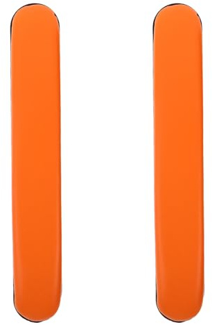 TOVINANNA Supporti Laterali per Sedia a Rotelle Arancioni 2 Pezzi Cuscino in Spugna Pu e Abs per Anziani, Facile Installazione per Case e Strutture Sanitarie