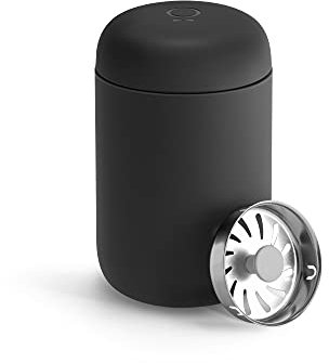 Fellow 8 oz Carter Move Reisebecher – vakuumisolierter Edelstahl-Reisekaffeebecher – Kaffeebecher mit Keramik-Innenseite und Spritzschutz – mattschwarz