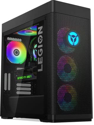 Lenovo Legion Tower 7i Gaming Desktop-PC | Intel Core i9-12900KF | 32GB RAM | 2TB SSD | NVIDIA GeForce RTX 3080 Ti | Win11 Home | QWERTZ | schwarz | inkl. Tastatur & Maus | 3 Jahre Premium Care