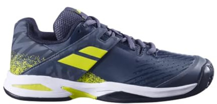 Babolat Propulse Cly Kids Tennis Shoes Grey/Aero 5.5 (38.5)
