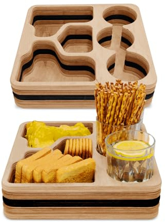 CAWI Couch Bar, Snack Box, Organiser, Serving Tray, Handmade, Snagger, Drink Holder, Made in EU
