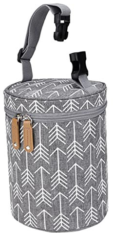 ifundom Borsa Termica Portatile Per Biberon e Alimenti Per Sacchetto Isolante Per Conservazione e Viaggi Compatibile Con Biberon e Contenitori Resistente All