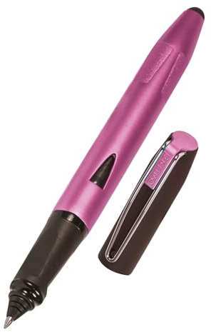 ONLINE Rollerball Switch Plus Pink, Tinten-Rollerball und Touchpen für Tablets und Smartphones in einem, Multifunktions-Stift für Büro oder Grundschule, Standard-Tintenpatronen