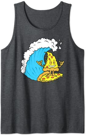 Pelle à fromage pour surf, pizza, surf, équitation, drôle Peperoni Débardeur