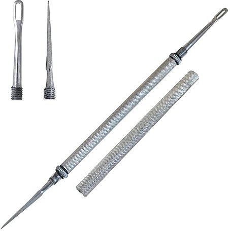 Extractor de puntos negros, retráctil 2 en 1, aguja de limpieza de acné, aguja profesional para eliminar espinillas, herramienta extractora de comedones de doble extremo para nariz y cara